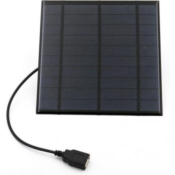 Solarstrom-Panel 2/2.5/4,5 W 5V USB Ausgang DC 5.5*2.1 Solarzelle Ladegerät