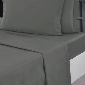 Drap Plat SENSEI SOFT Percale 270x300 cm Galet