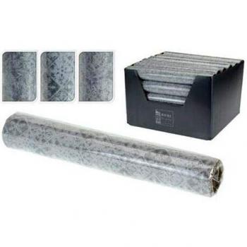 Chemin de Table Argenté Motif Flocon