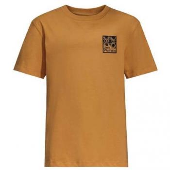 Jack Wolfskin T-Shirt Teen Abenteuer 1609851 Orange Regular Fit