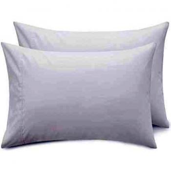 BEDSURE Housse Coussin 40x70 Blanc – Taie d’oreiller Rectangulaire en Microfibre