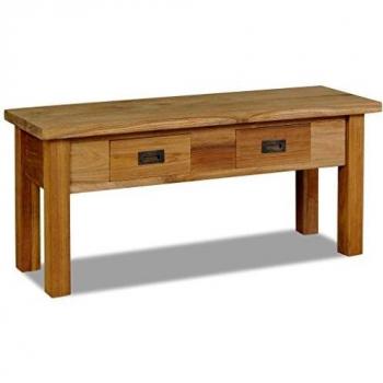 VidaXL 90x30x40 cm Solid Teak Bench