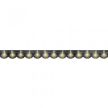 Creative Teaching Press Light Bulbs Classroom Border, Black/Yellow