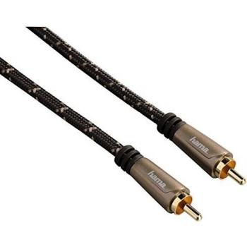 Câble audio Hama 3 m RCA bronze, version standard