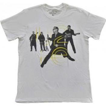 U2 Adult-Unisex Live-Action Top, Größe Medium, Weiß – Trendig & Bequem