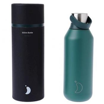 Chilly's 500ml Pine Green Water Bottle Series 2