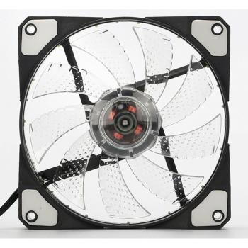 120mm Ultra Silent Computer Fan with 15 LEDs and Rubber Connector