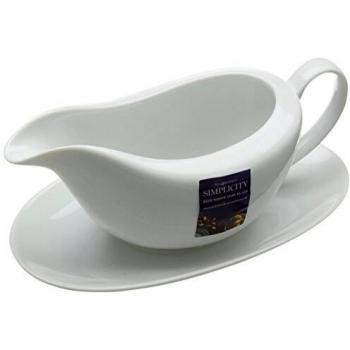 1.2 cm Gravy Boat and Saucer