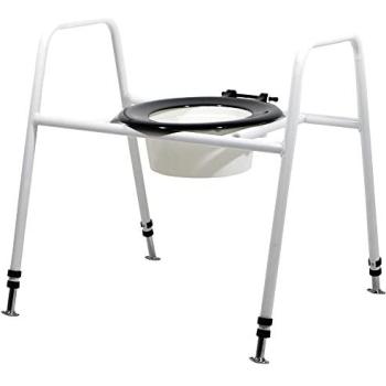 Robust Bariatric Standing Seat & Frame, Splash Guard, 247 kg Weight Limit