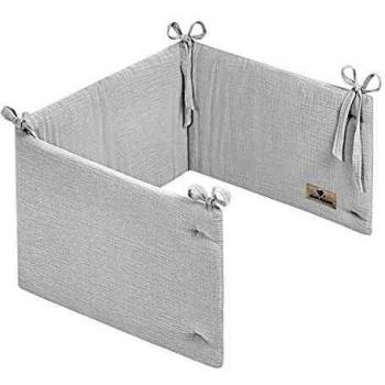 Julius Zöllner Bettnestchen »Musselin, grau«, Made in Germany