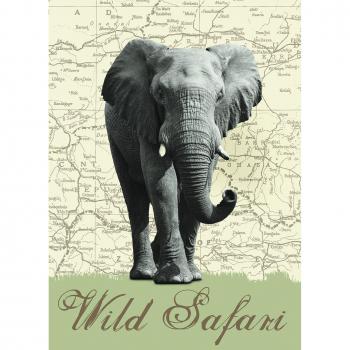 Idealdecor Foto-Wandbild – Safari-Elefant Afrika