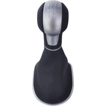 Leather Boot 5-Speed 6-Gear Manual Gear Shift Knob for SEAT LEON II (2005), ALTEA XL (04-12), SEAT TOLEDO III (04-09)