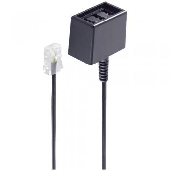 Adaptateur Réseau 0.15 m Noir RJ45 vers TAE