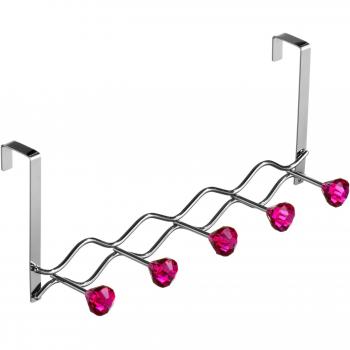 5‑Piece Hot Pink Door Hanger – Premier Housewares