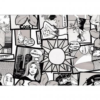 Fablon Black Comic Film, 45 cm x 2 m