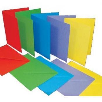 Pacco di 50 cartoline e bustine Craft UK
