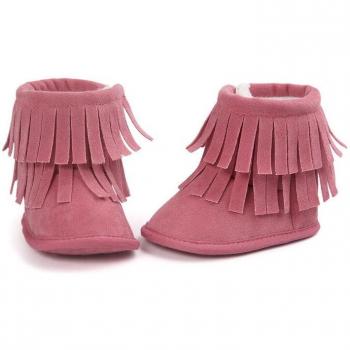 PUDCOCO Baby Girls Winter Boots 3-11M