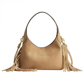 Beige Coach CAL96 Umhängetasche