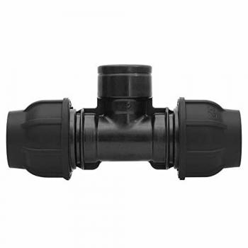 Qpool24 T-Stück, PE Steckfitting 32 mm x 3/4 IG