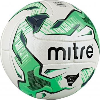 White Green Grey Mitre Monde Soccer Ball – Size 4