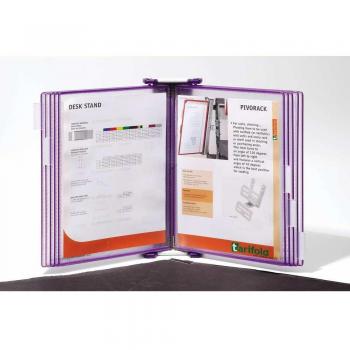 Tarifold Wand-Sichttafelsystem Candy Line A4 violett 10 Sichttafeln