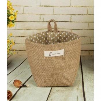 Small Polka Dot Non-Woven Storage Bag 14x12.5CM