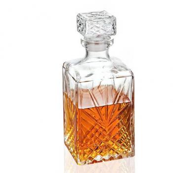 Whisky Carafe en Verre Taillé 1 L