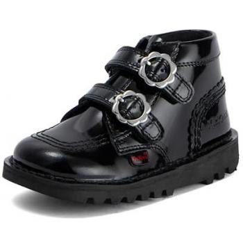 Kickers Black Hi Vel Bloom Girls' Boots