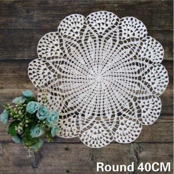 Coaster Redondo de Algodón 40CM