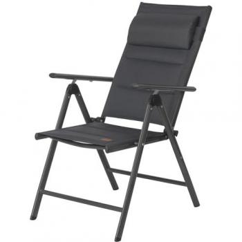 Haute Dossier Campfeuer, Chaise Camping Anthracite