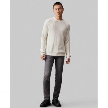 Calvin Klein Jeans Herren Slim Fit Graue Low Rise Jeans