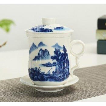Chinese Porcelain Teacup Set