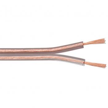 Krang Cable Paralelo 2x2.5mm Transparente Polarizado 100m para Altavoces