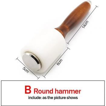 T-Hammer aus Holz: Ideal zum Lederstanzern & Handwerk