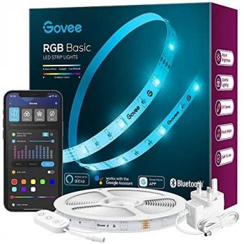 Govee LED Strip Lights, 5m Alexa Smart WiFi App Control RGB, 5M
