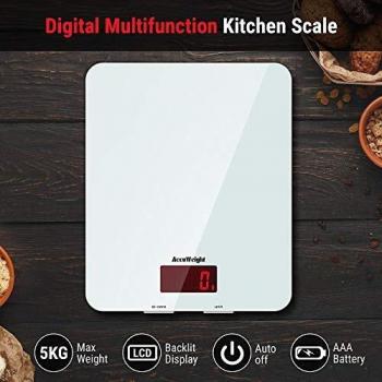 Bilancia di Vetro Temperato ACCUWEIGHT 5 kg