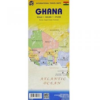 Topographische Karte Ghana 1 : 570.000