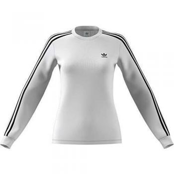 Adidas 3STR T-Shirt Donna con Manica Lunga Nera/bianca 44