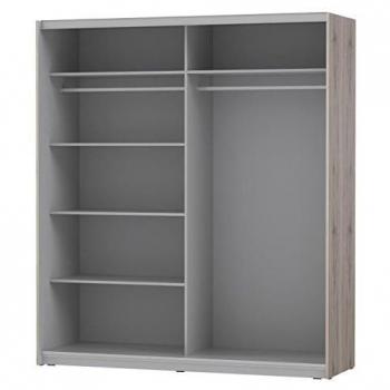 Armoire ULOS style contemporain – décor chêne cendré clair – 170,3 cm