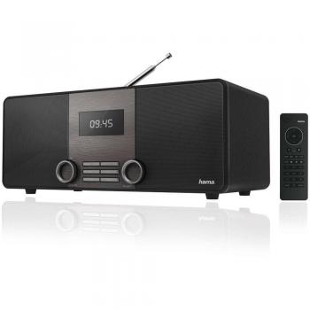 Hama DIR3010 Multifunktionsradio – WLAN, LAN, DAB+, 2,6” Bildschirm, USB‑Aufladen & Abspielen