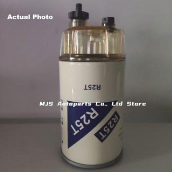 Filtro agua combustible giratorio R25T, taza limpiadora, 10 micrones, compatible 245R 20386081