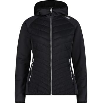 CMP Damen Hybrid Hoodie Schwarz