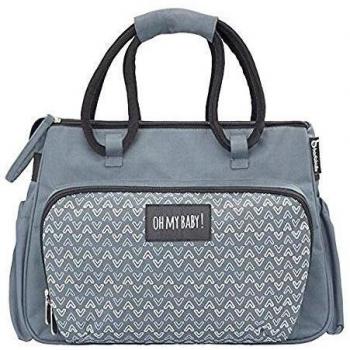 Badabulle Boho Wickelbag – Graue Variante