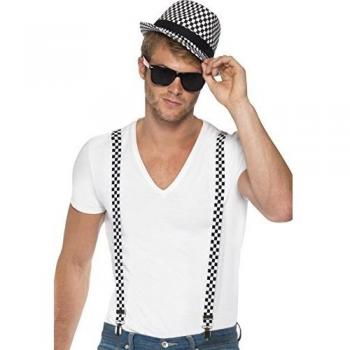 Accessori Anni '80: Bretelle e Cappello