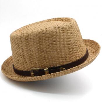 Trilby de Paja Para Viajes al Aire Libre