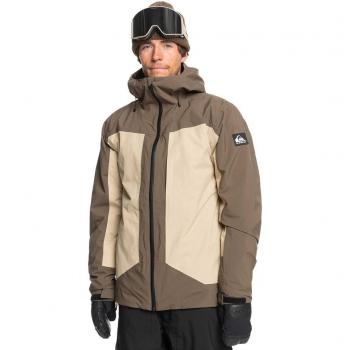 Giacca Muldrow Quiksilver Cappuccio L – Tono Bianco Neutro Marrone