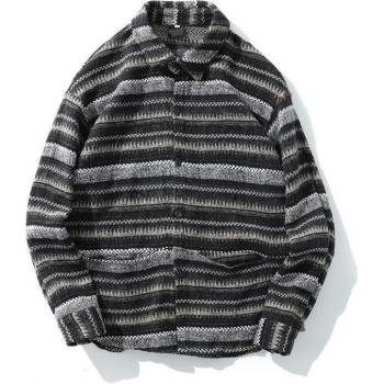 Geometrisches Langarmshirt für Streetwear