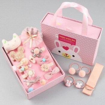 18 Pcs Cute Hair Accessories Set for Kids