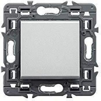 Interruttore incrociato 1P 10A alluminio Valena Next Legrand 741347