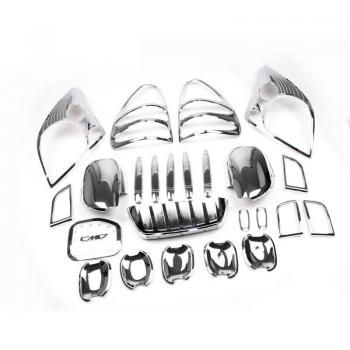 Décoration extérieure en ABS chromé pour Toyota Land Cruiser Prado 120 J120 (2003)